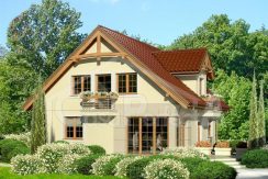 Proiect casa parter cu mansarda, 4 dormitoare