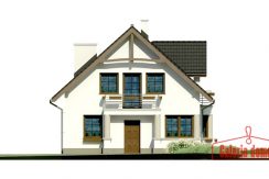 Proiect casa parter cu mansarda, 4 dormitoare