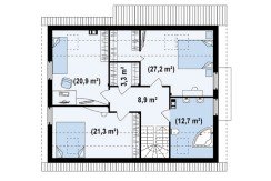 proiect-casa-cu-mansarda-si-garaj-124011-mansarda